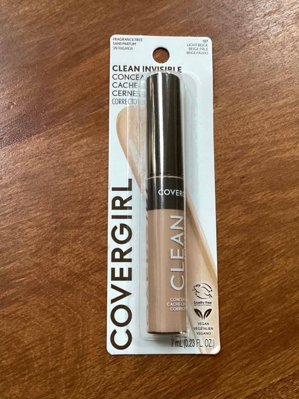 Covergirl Clean Invisible concealer 107 Light Beige 7 ml/0.23 fl oz New